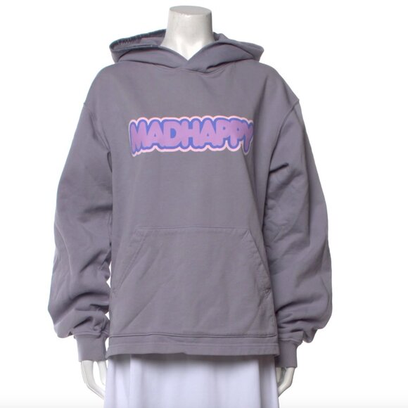 MADHAPPY w/ Tags Grey & Purple Bubblegum Universal Hoodie (M) - Picture 2 of 4